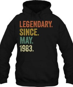 Vintage May 1983 Tshirt 36Th Birthday Men Women 2 Vintage May 1983 Tshirt 36Th Birthday Men Women 3