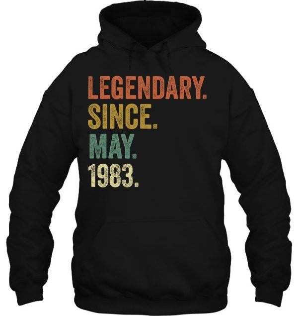 Vintage May 1983 Tshirt 36Th Birthday Men Women