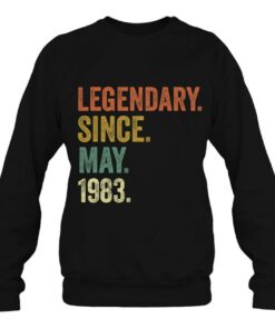 Vintage May 1983 Tshirt 36Th Birthday Men Women 3 Vintage May 1983 Tshirt 36Th Birthday Men Women 4