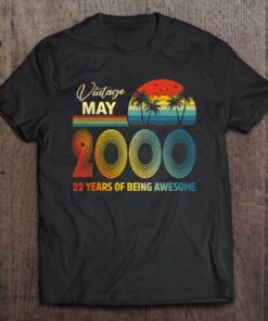 Vintage May 2000 22 Years Old 22Nd Birthday Awesome Gifts 1