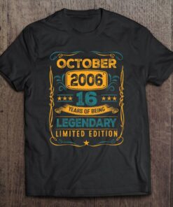 Vintage October 2006 17 Years Old Boy 17Th Birthday Gifts 1