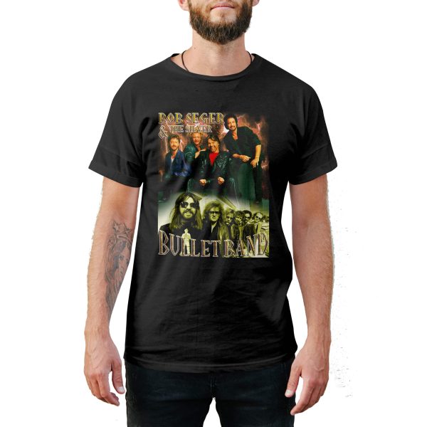Vintage Style Bob Seger and the Silver Bullet Band T-Shirt