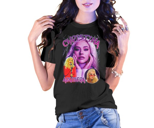 Vintage Style Christina Aguilera T-Shirt