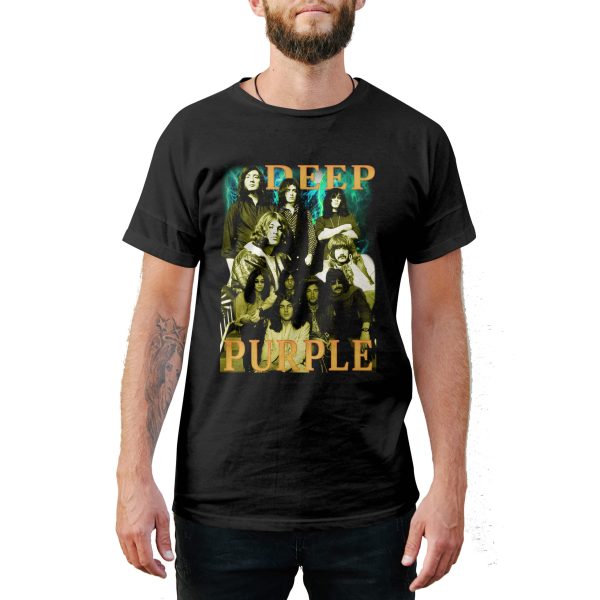 Vintage Style Deep Purple T-Shirt