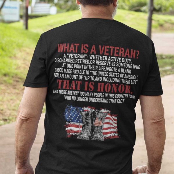 What Is A Veteran Shirt That Is Honor