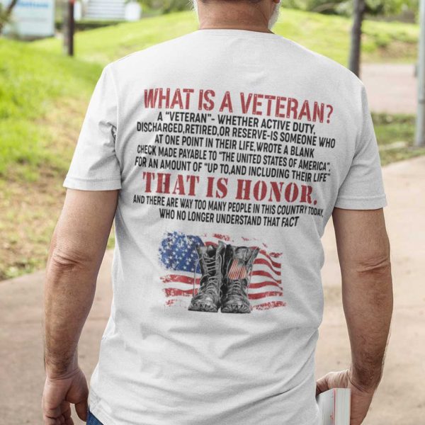 What Is A Veteran T Shirt That Is Honor