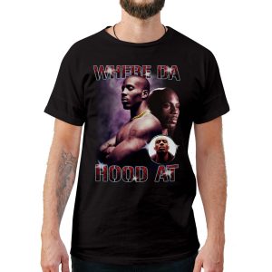 Where Da Hood At DMX Vintage Style T-Shirt