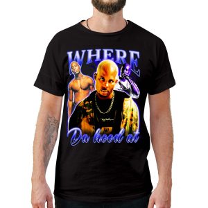 Where Da Hood At Vintage Style T-Shirt