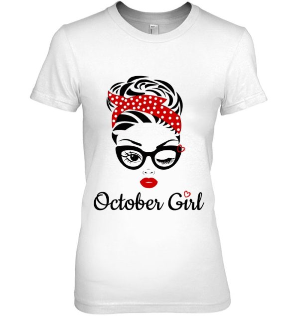 Women October Girl Birthday For Women Girl Born October