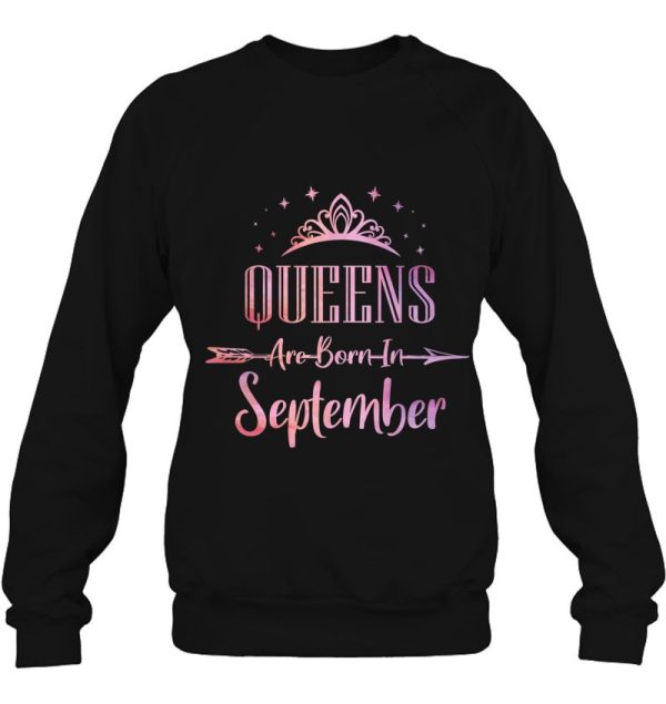 Women Queens Are Born In September Cute Girls Birthday Party