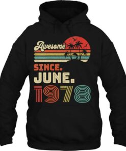 Womens 44 Years Old Awesome Since June 1978 44Th Birthday 3