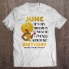 Womens It’s My Birthday Saying Black Women June