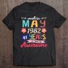 Womens Made In May 1982 41 Years Being Awesome 41St Birthday