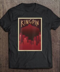 Womens Marvel Kingpin Red Hue Deco Art Poster 1