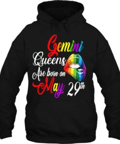 Womens Rainbow Queens Are Born On May 29Th Gemini Girl Birthday 2
