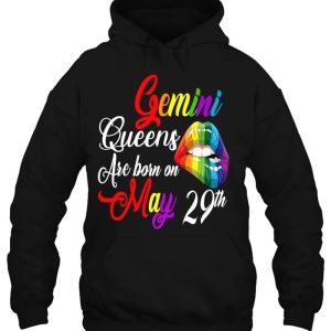 Womens Rainbow Queens Are Born On May 29Th Gemini Girl Birthday