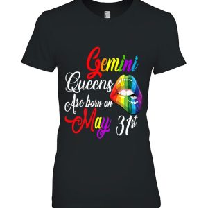 Womens Rainbow Queens Are Born On May 31St Gemini Girl Birthday