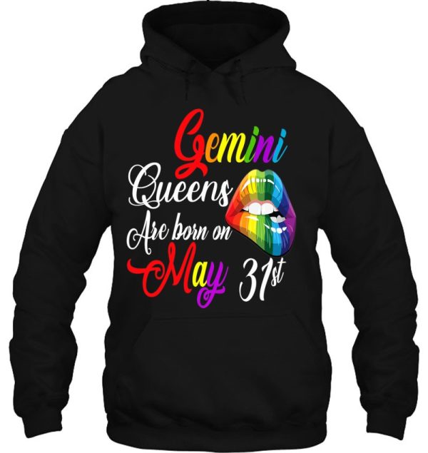 Womens Rainbow Queens Are Born On May 31St Gemini Girl Birthday