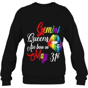 Womens Rainbow Queens Are Born On May 31St Gemini Girl Birthday 4