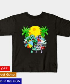 Zombie beach party shirt 1