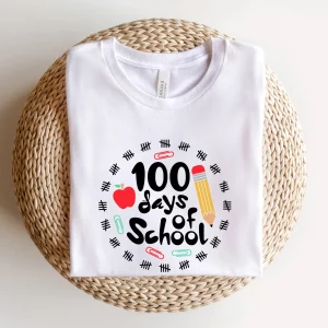 100 Days Of School Celebration Teacher Student Shirt