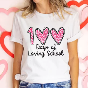 100 Days Of School Teacher Appreciation Shirt