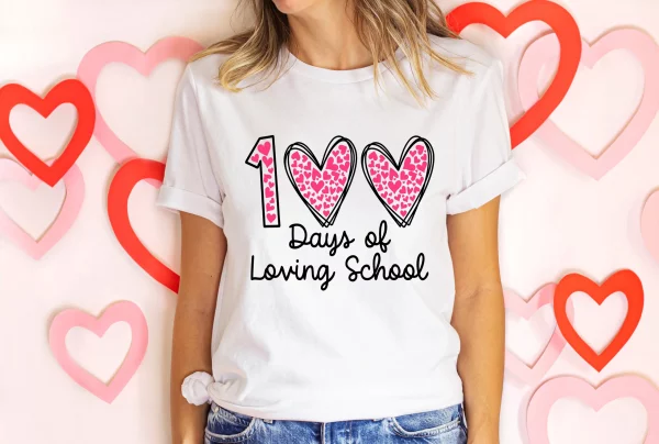 100 Days Of School Teacher Appreciation Shirt