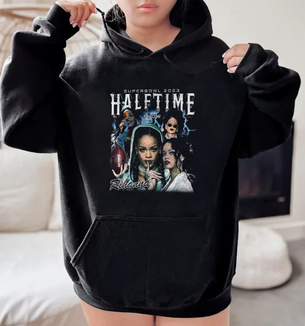 2023 Rihanna LVII Bowl Halftime Show American Football Vintage Shirt