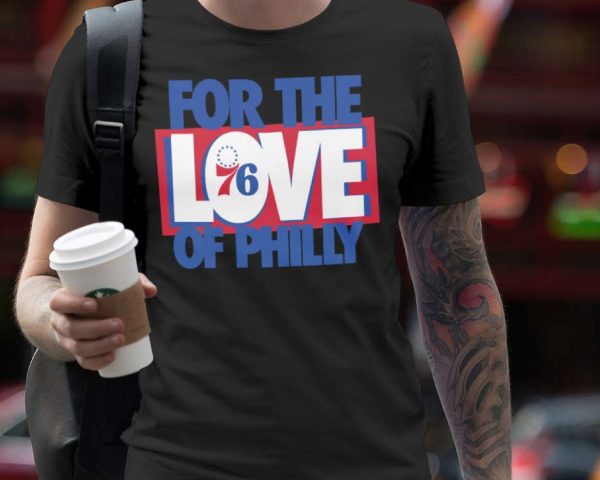 76ers Basketball For The Love Of Philly Kid T-Shirt