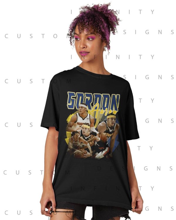 90s Retro Aaron Gordon Basketball Players T Shirt