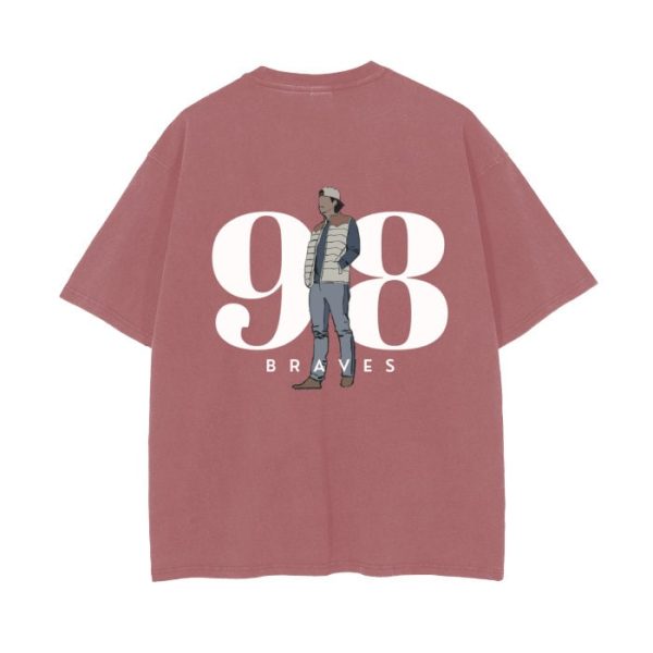 98 Braves Loose Unisex Wallen T-Shirt