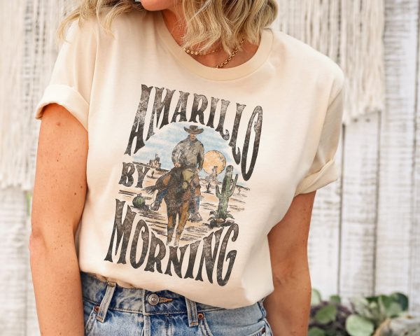 Amarillo By Morning Country Music Cowboy Shirt