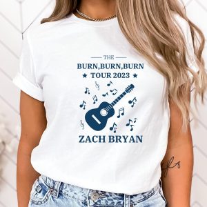 American Burn Tour 2023 Zach Bryan 90s Rap Shirt