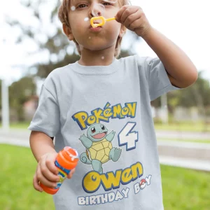 Anime Custom Eevee Snorlax Charmander Gengar Birhtday Shirt