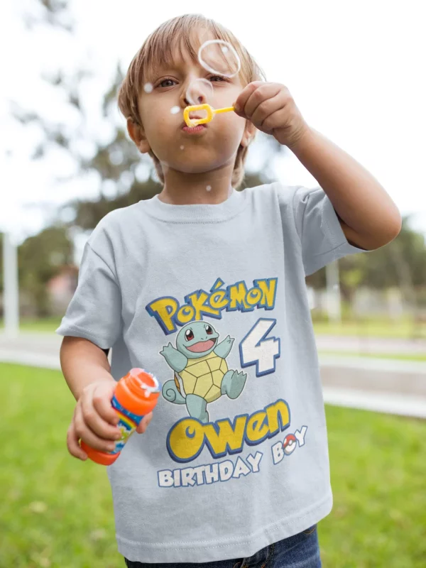 Anime Custom Eevee Snorlax Charmander Gengar Birhtday Shirt