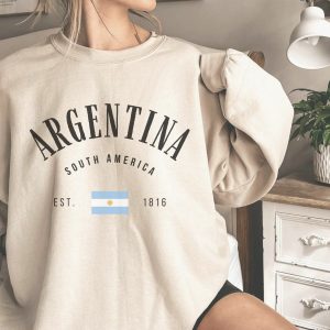 Argentina South America Shirt Crewneck Sweatshirt Sweater