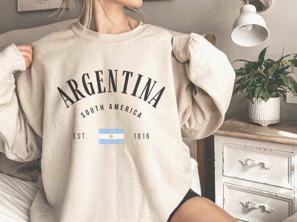 Argentina South America Shirt Crewneck Sweatshirt Sweater