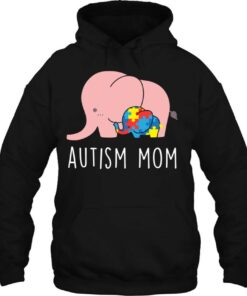 Autism Awareness Autism Mom Elephant Pullover 3