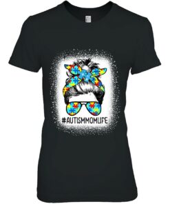 Autism Awareness Autism Mom Life Messy Hair Bun Mors Day 2