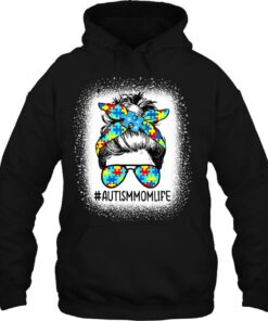 Autism Awareness Autism Mom Life Messy Hair Bun Mors Day 3