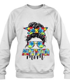 Autism Awareness Autism Mom Messy Bun Sunglasses Bandana 4