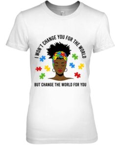 Autism Awareness Black Womens Afro Mom Life Autistic Mother 2