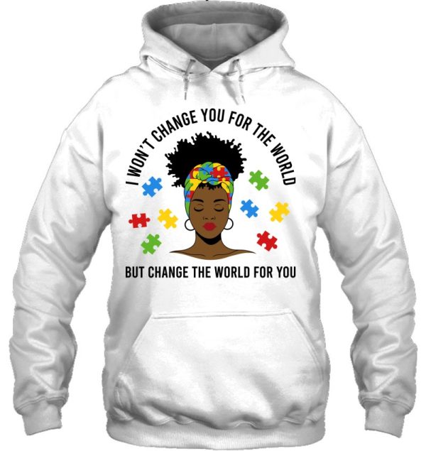 Autism Awareness Black Womens Afro Mom Life Autistic Mother