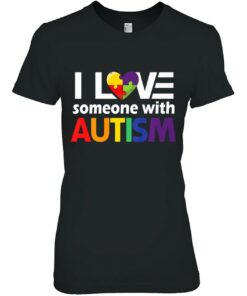 Autism Awareness Gift Autism Mom I Love Someone With Autism 2