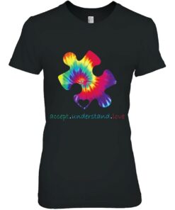 Autism Awareness Gift Vintage Tie Dye Autism Mom Dad Cute 2