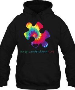 Autism Awareness Gift Vintage Tie Dye Autism Mom Dad Cute 3