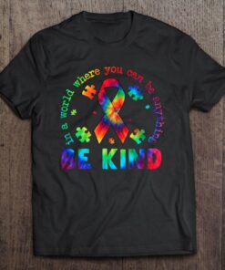 Autism Awareness Kindness Ribbon Heart Autism Mom Tie Dye 1