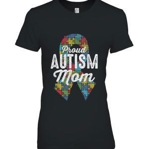 Autism Awareness Proud Autism Mom Ribbon Puzzle Mother’s Day
