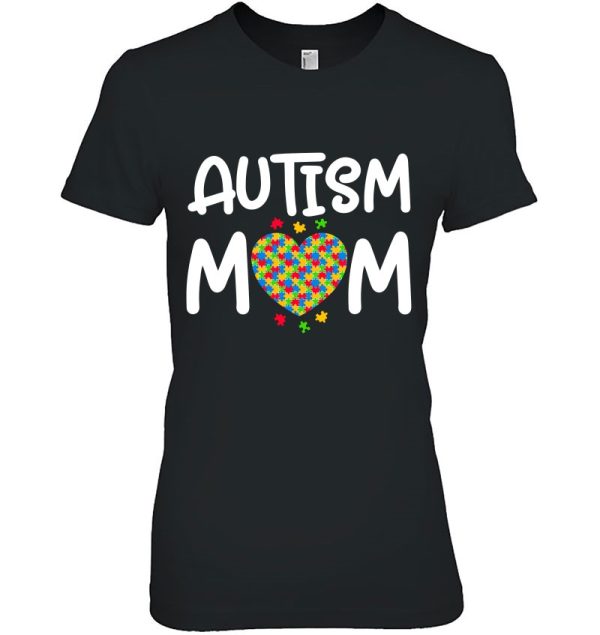 Autism Awareness Shirts Women Autism Mom Gift