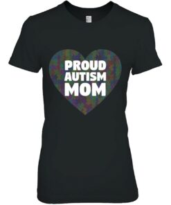 Autism Awareness Shirts Women Proud Autism Mom 2